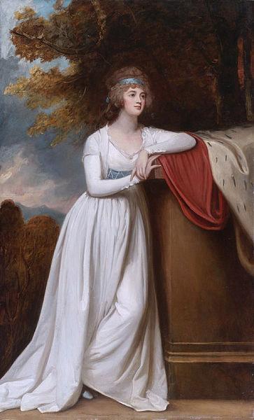 George Romney Barbara, Marchioness of Donegal, third wife to Arthur Chichester, 1st Marquess of Donegall oil painting image